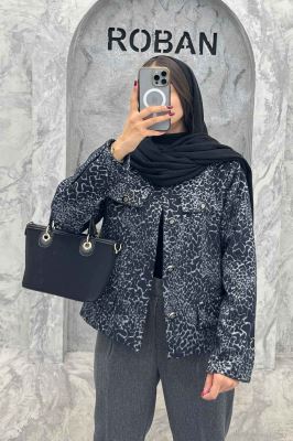 کت چهار جیب نما توییت پشمی آستردار