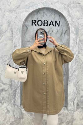 مانتو کتان پشت گلدوزی