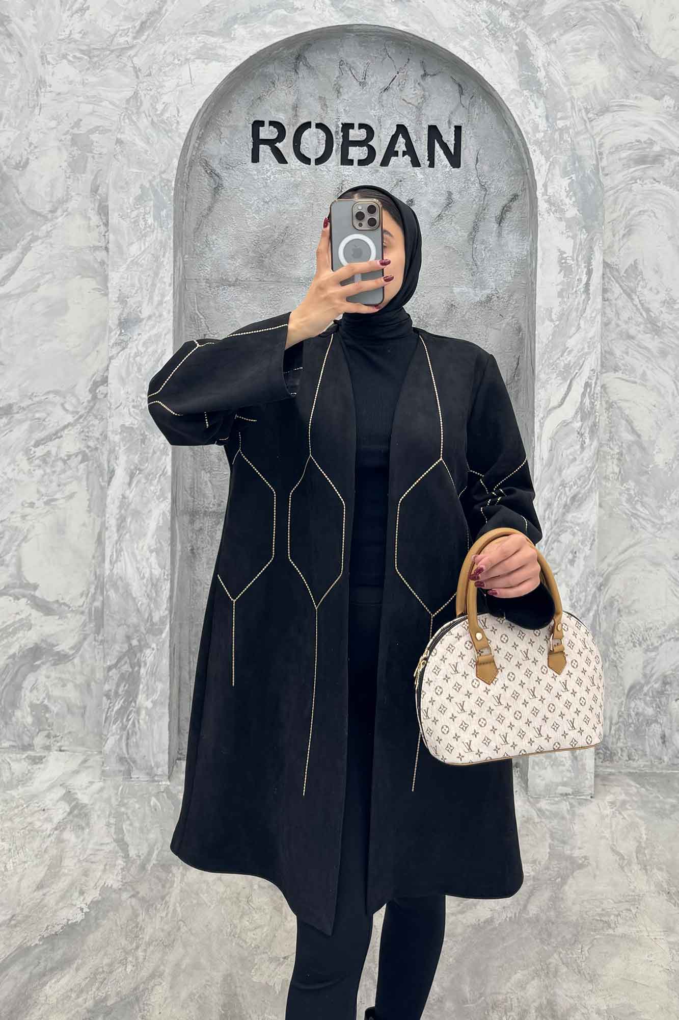 پالتو سوییت گلدوزی طرح کندو