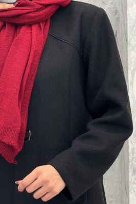 پالتو روناک دکمه مربعی معزی دوزی