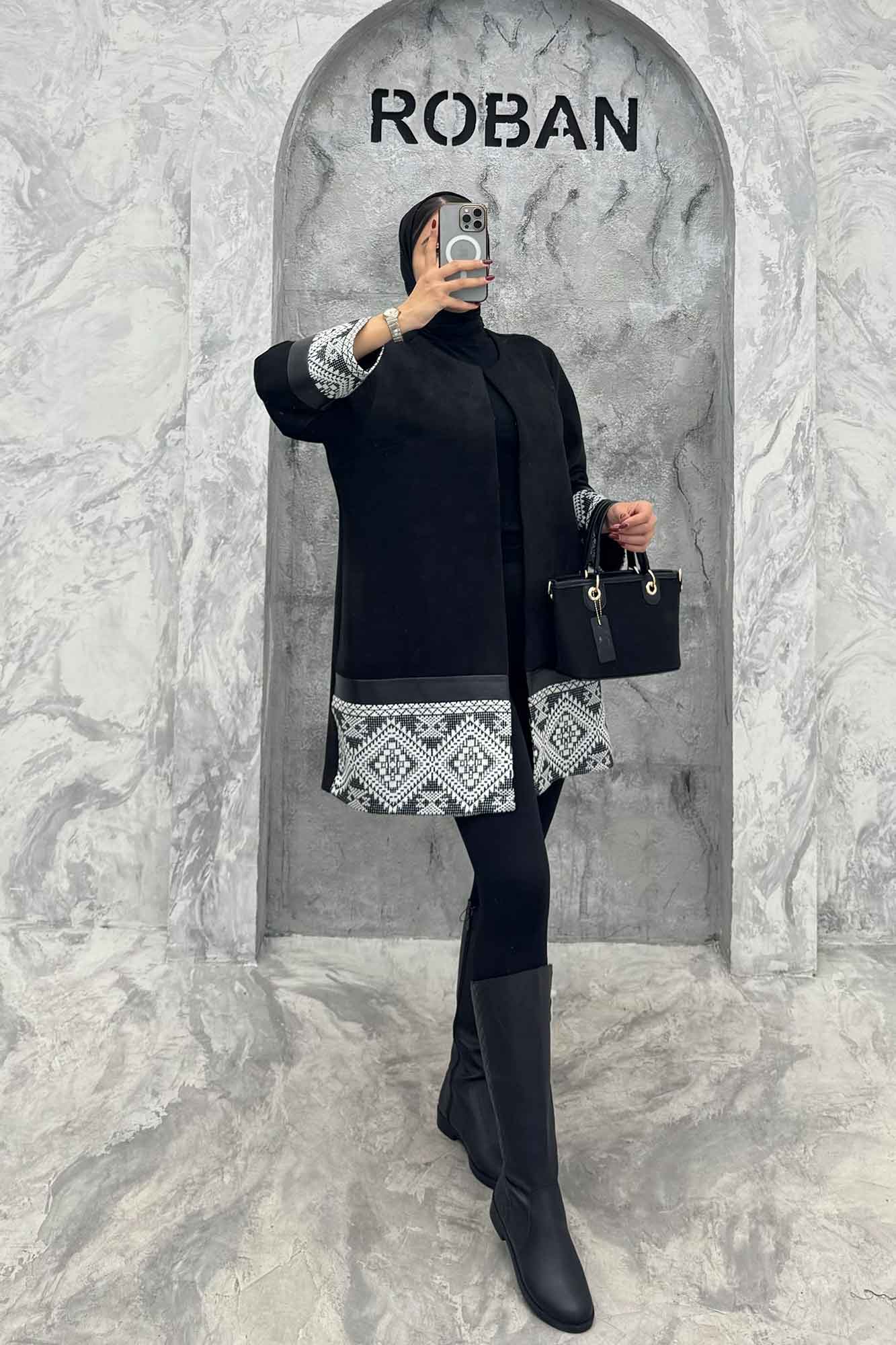 پالتو سوییت سنتی تیکه چرم