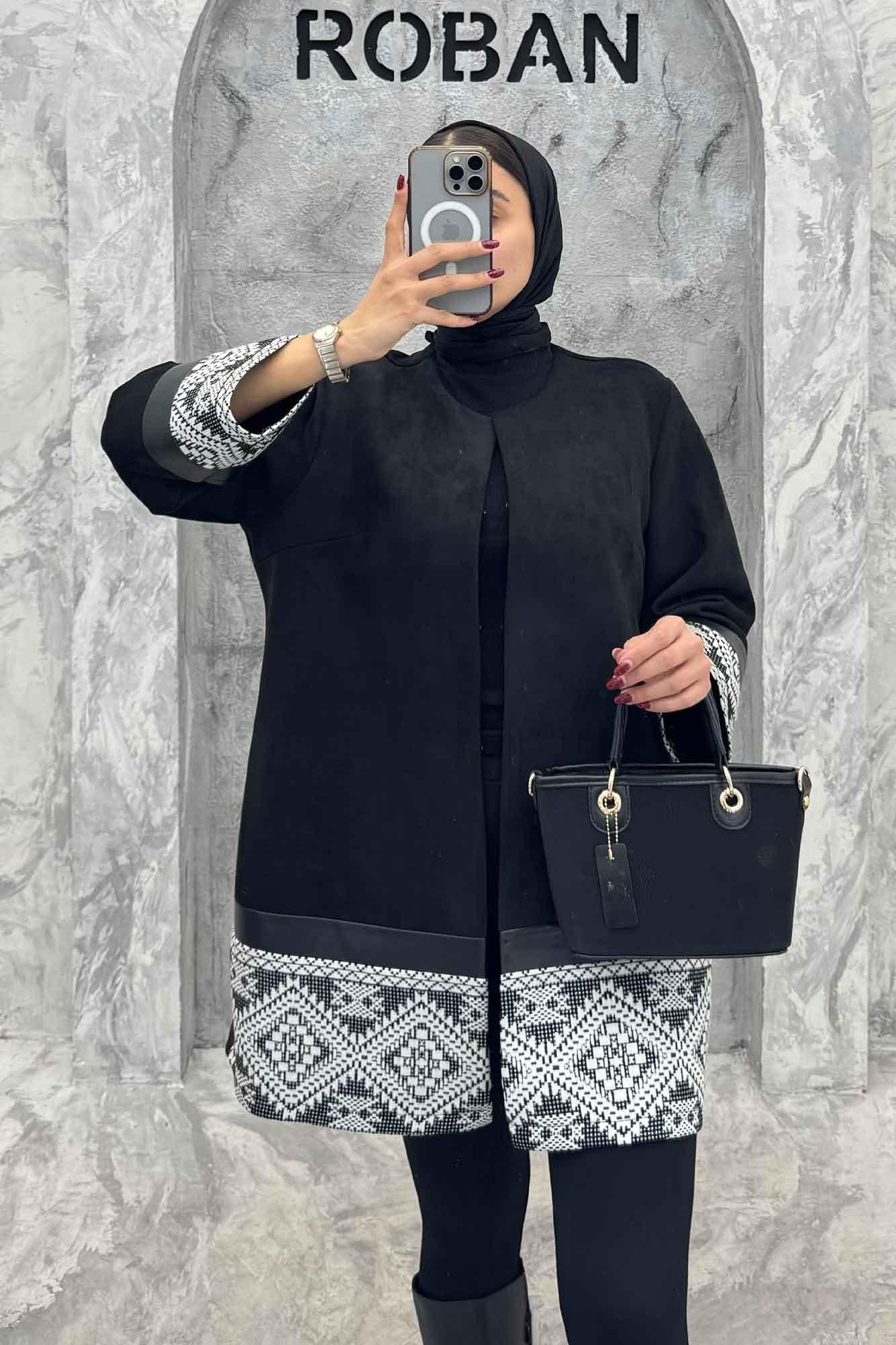 پالتو سوییت سنتی تیکه چرم