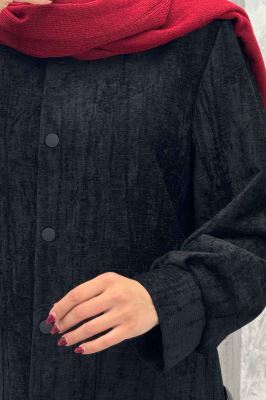 پالتو مخمل دو جیب رو دکمه زاماک