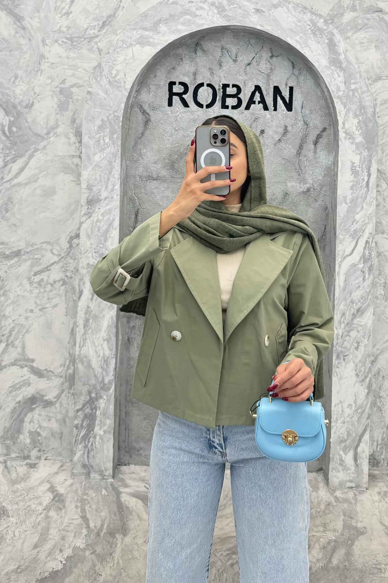 کت طرح جیب آستین سگک کتان زارا