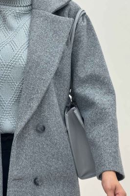 پالتو بلند فوتر چهار دکمه MODA