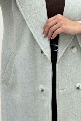 پالتو بلند فوتر چهار دکمه MODA