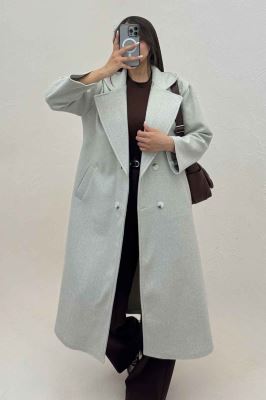 پالتو بلند فوتر چهار دکمه MODA