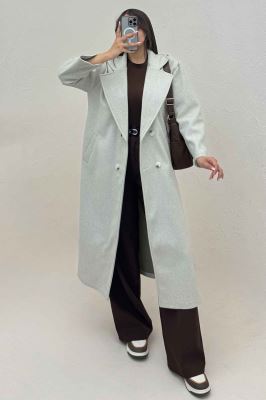 پالتو بلند فوتر چهار دکمه MODA