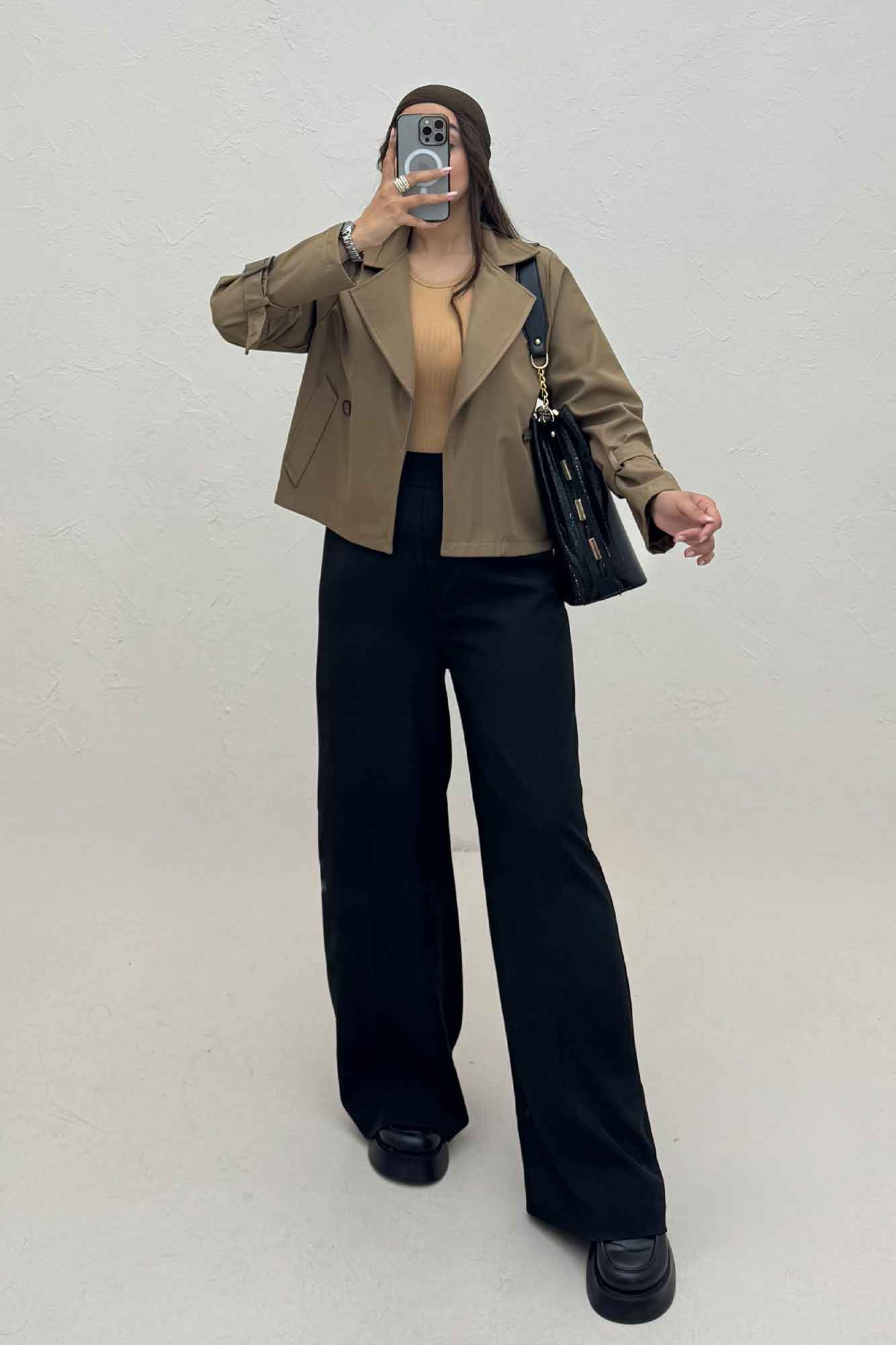 کت طرح جیب آستین سگک سانتانا