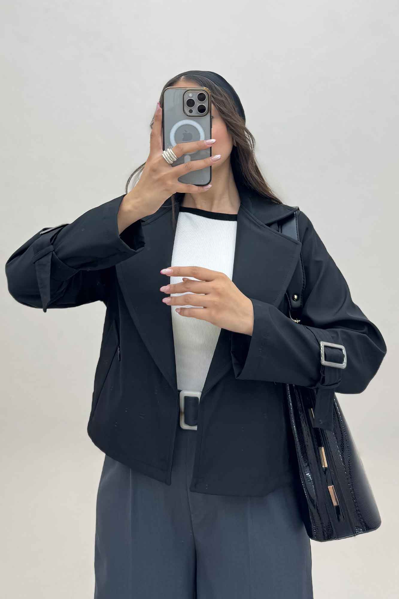 کت طرح جیب آستین سگک سانتانا