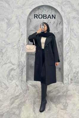 پالتو بلند فوتر دو جیب مچ هفتی
