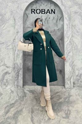 پالتو بلند فوتر دو جیب مچ هفتی