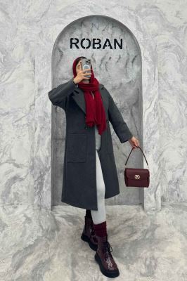 پالتو بلند فوتر دو جیب مچ هفتی