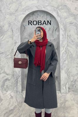 پالتو بلند فوتر دو جیب مچ هفتی