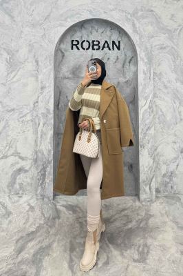 پالتو بلند فوتر دو جیب مچ هفتی