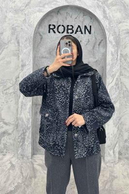 کت دو جیب پاکتی آستردار توییت پشمی