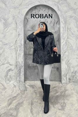 پالتو توییت پشمی آستردار مچ برگردان