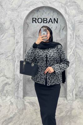 کت توییت پشمی یقه گرد NELA