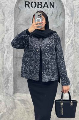 کت توییت پشمی یقه گرد NELA