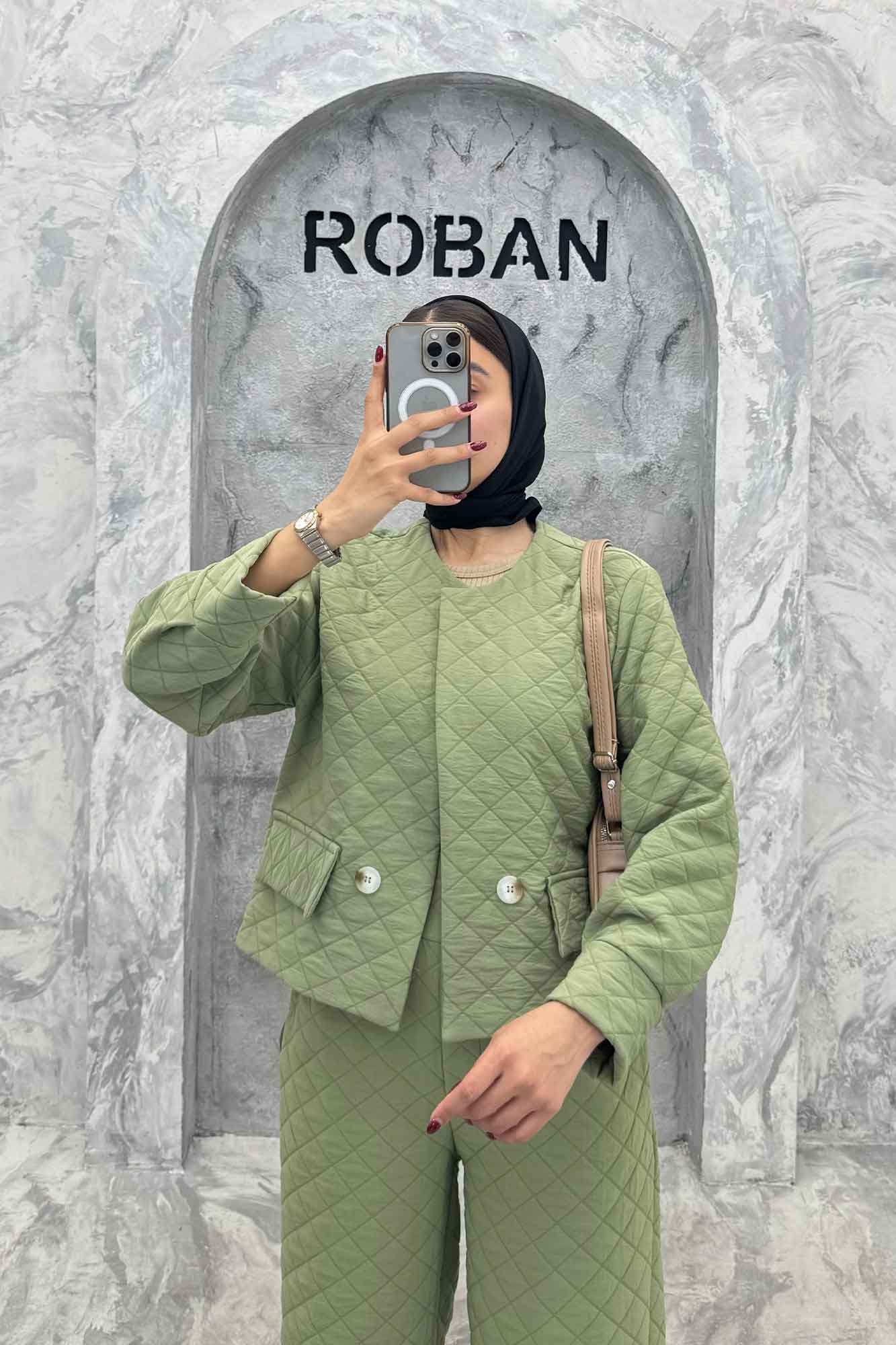 ست کت و شلوار فریال جیب نما KELARA