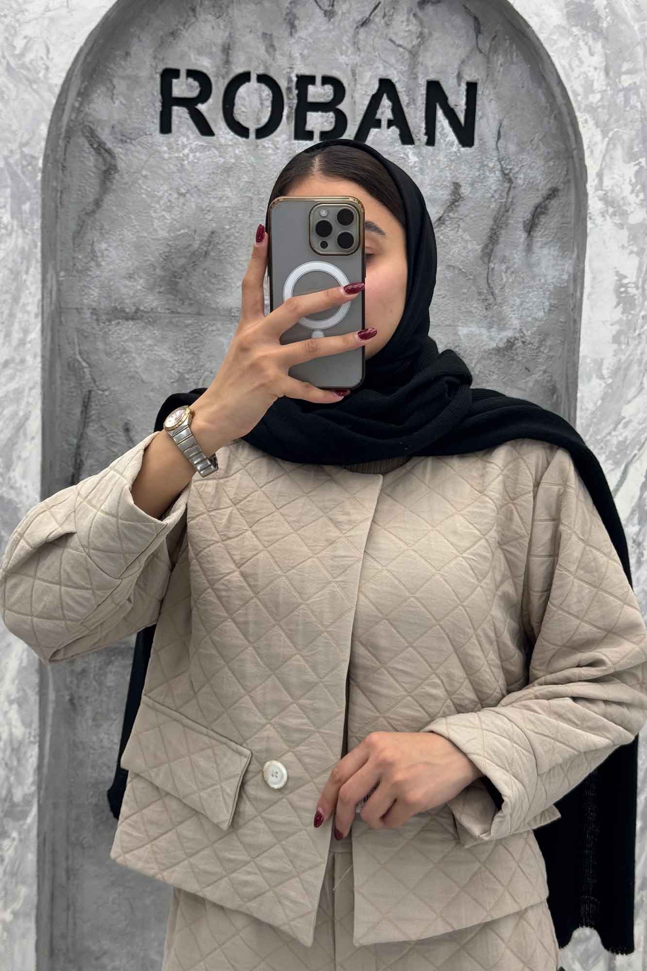 ست کت و شلوار فریال جیب نما KELARA