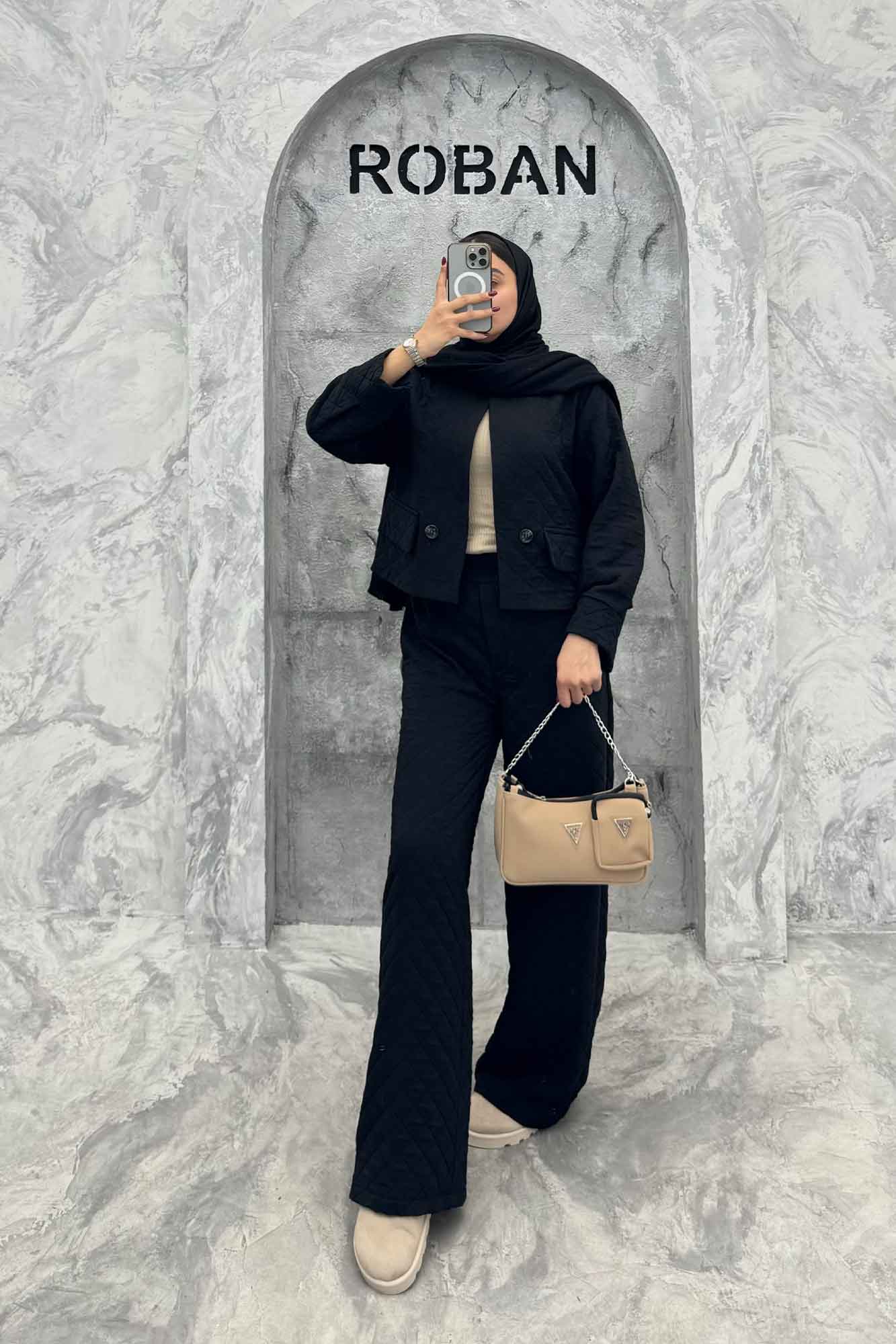 ست کت و شلوار فریال جیب نما KELARA