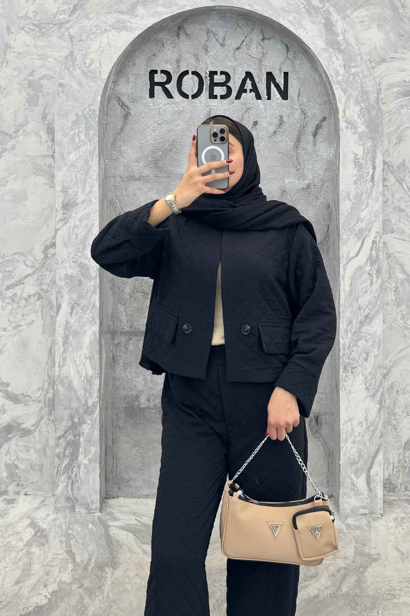 ست کت و شلوار فریال جیب نما KELARA