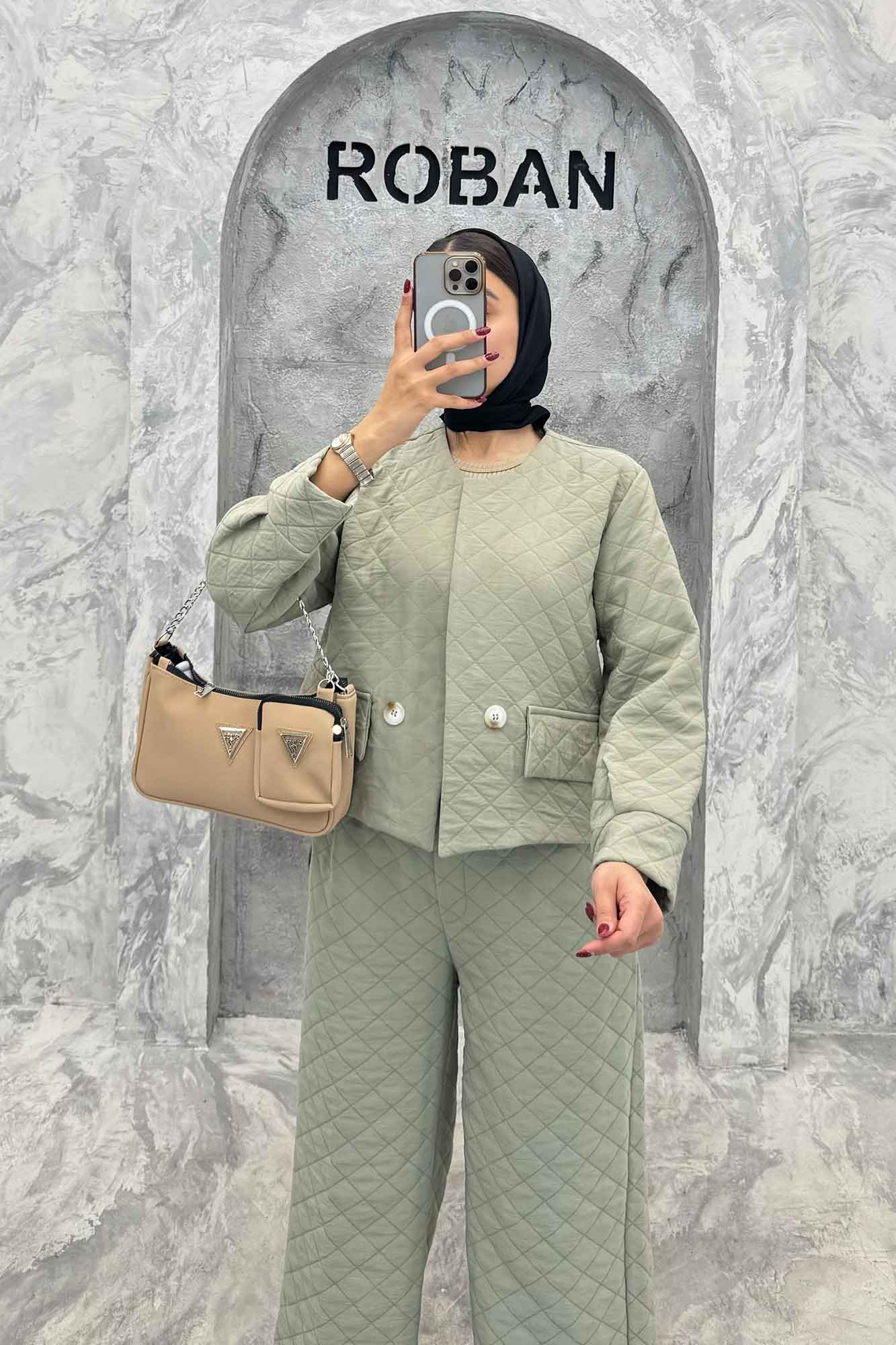 ست کت و شلوار فریال جیب نما KELARA