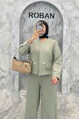 ست کت و شلوار فریال جیب نما KELARA