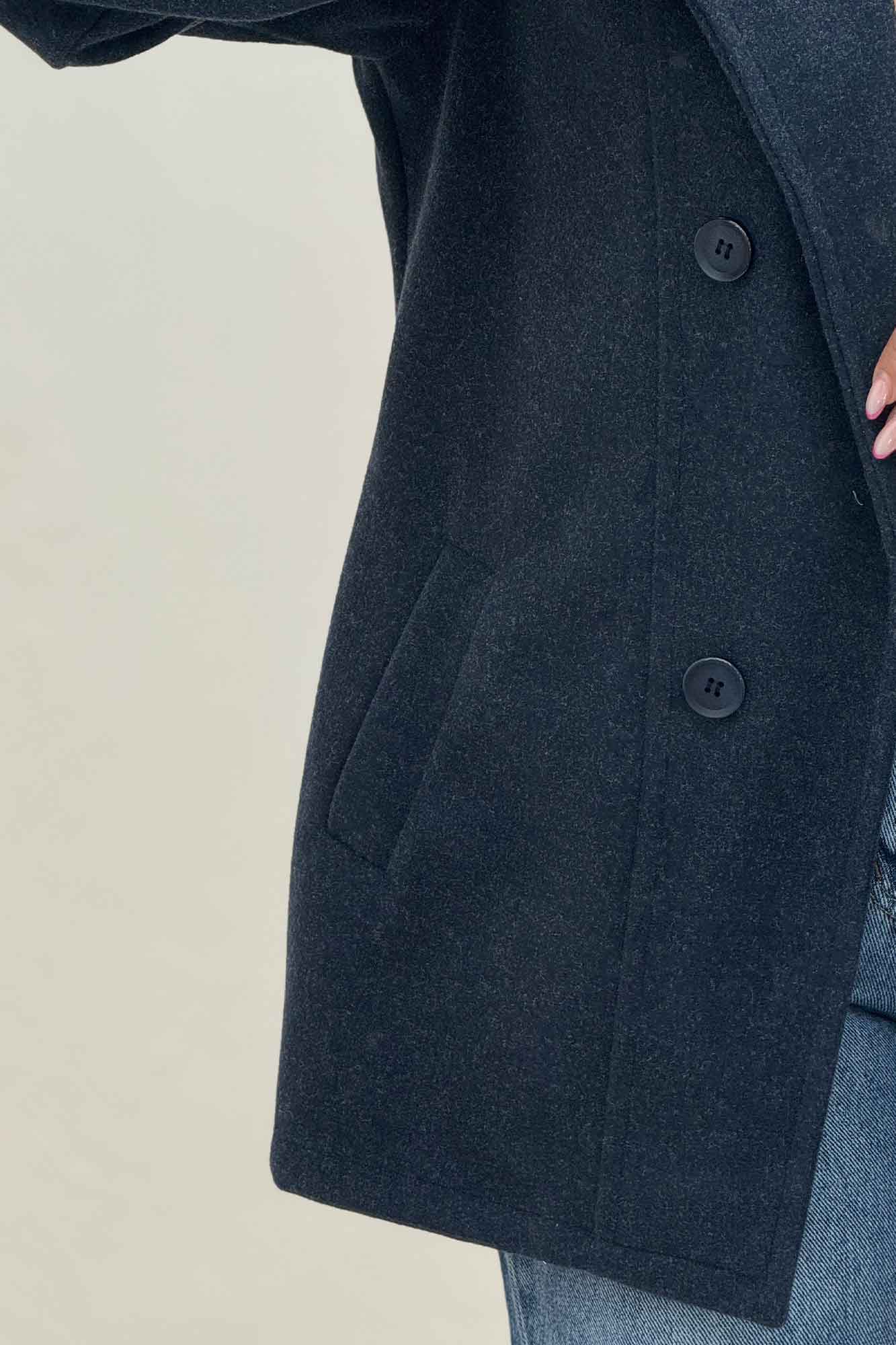 پالتو فوتر یقه متحرک جلو دوخت LONA