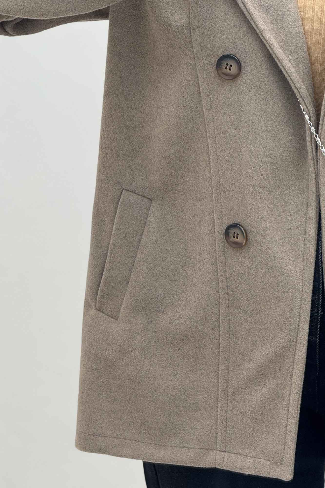 پالتو فوتر یقه متحرک جلو دوخت LONA