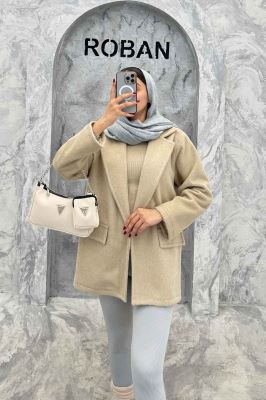 پالتو موهردار یقه انگلیسی جیب نما BELA