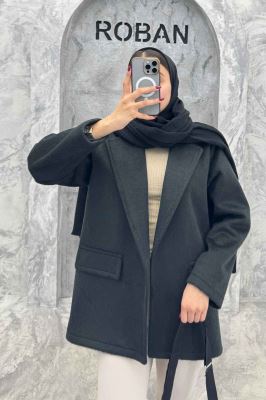 پالتو موهردار یقه انگلیسی جیب نما BELA