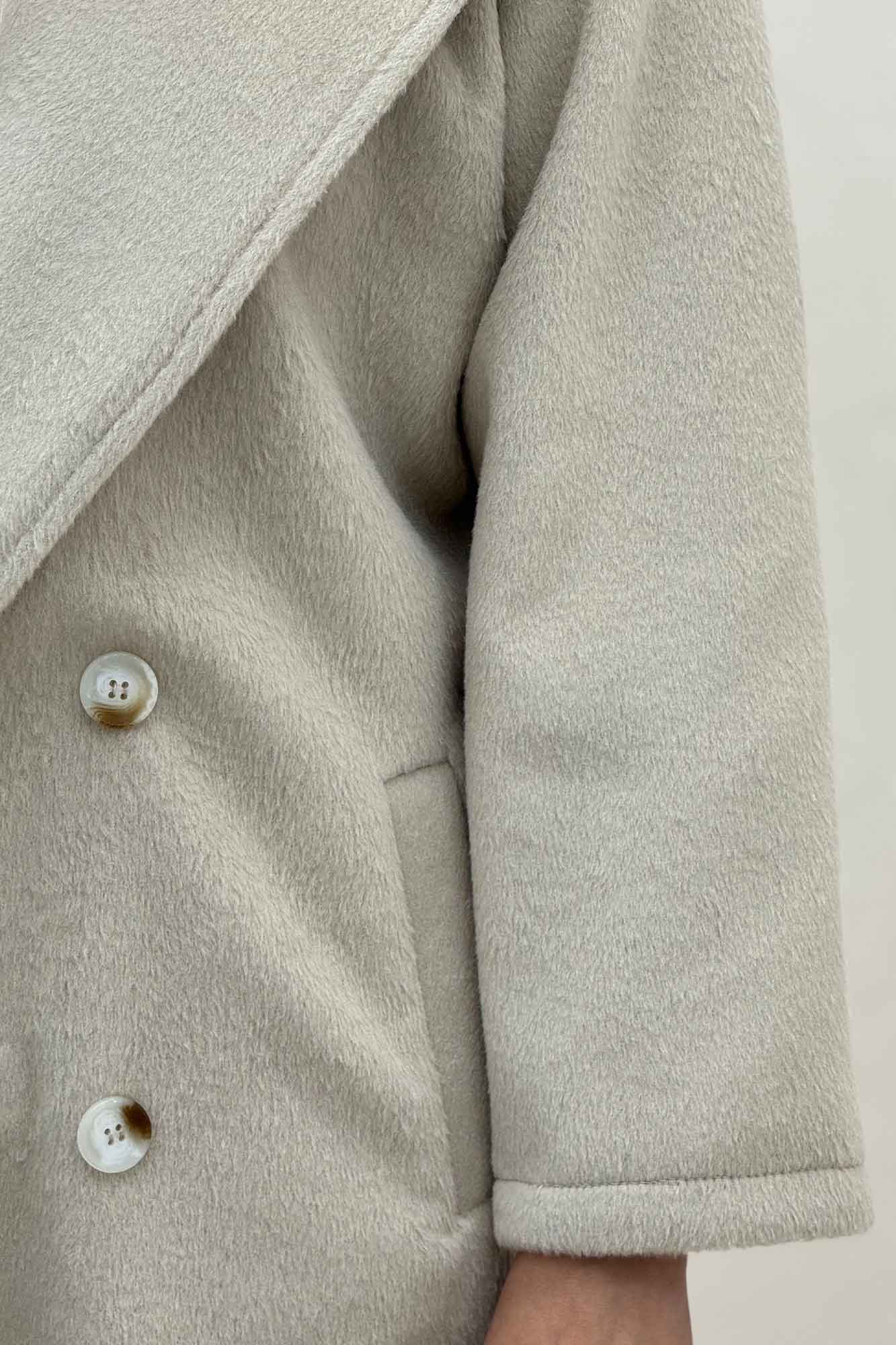 پالتو بلند موهر ترک آستردار ROOBI