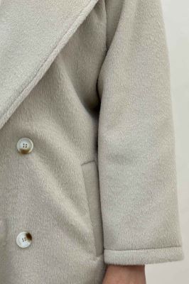 پالتو بلند موهر ترک آستردار ROOBI