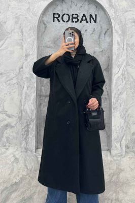پالتو بلند موهر ترک آستردار ROOBI