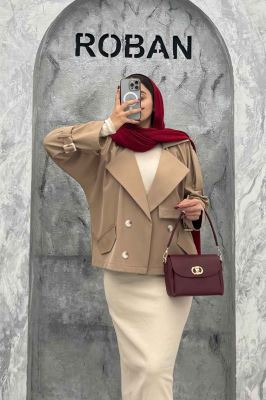 ترنچ کت سانتانا چهار دکمه MARTINA