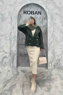 ترنچ کت سانتانا چهار دکمه MARTINA