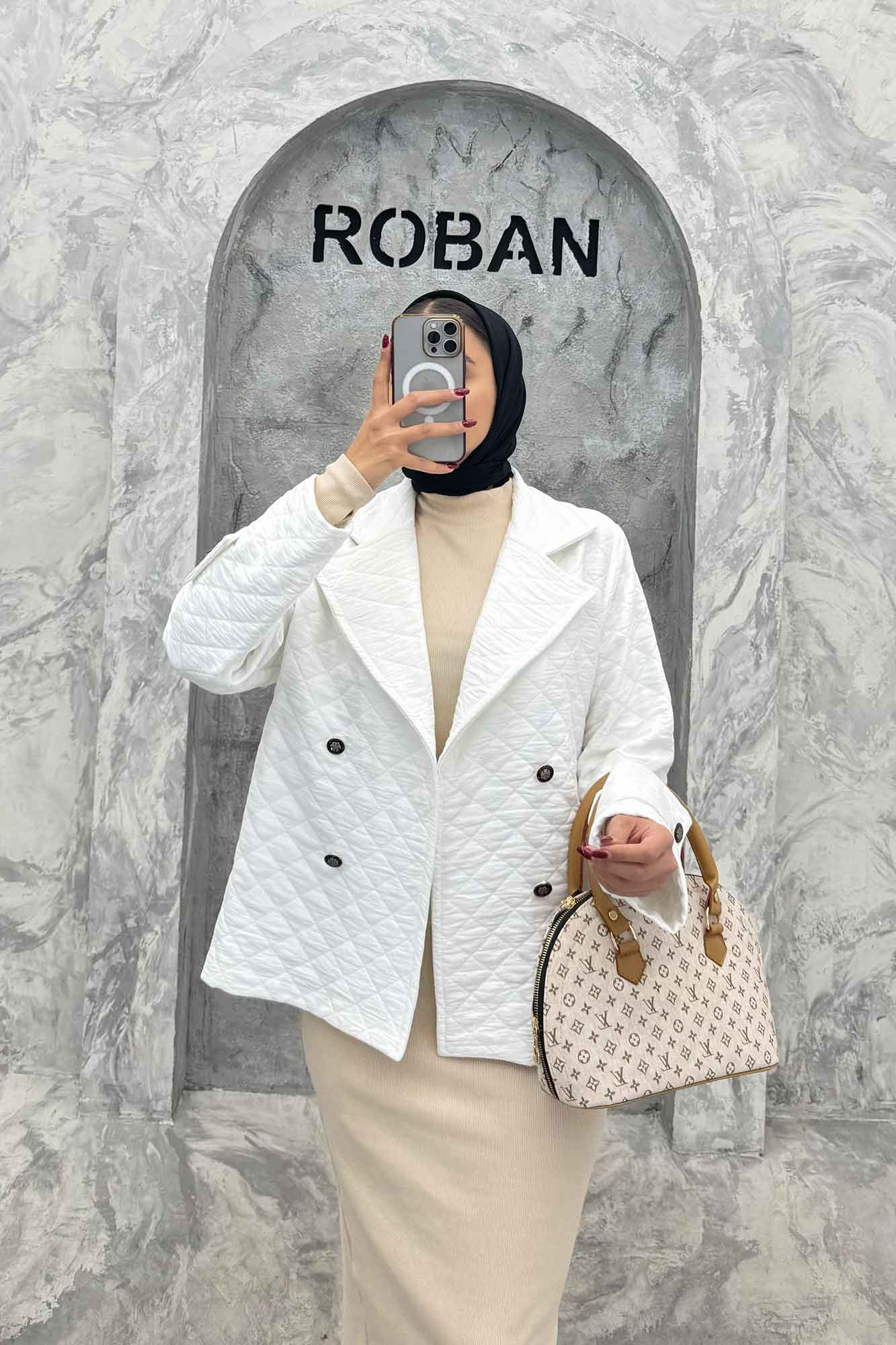 کت یقه انگلیسی فریال چهار دکمه امیلیا