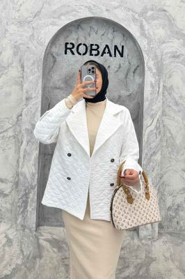 کت یقه انگلیسی فریال چهار دکمه امیلیا