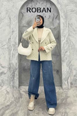 کت یقه انگلیسی فریال چهار دکمه امیلیا