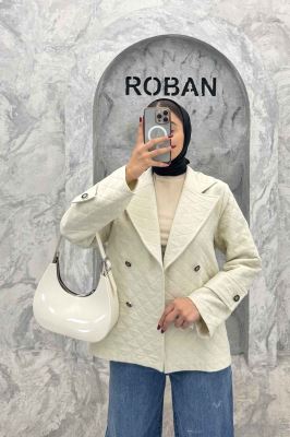 کت یقه انگلیسی فریال چهار دکمه امیلیا