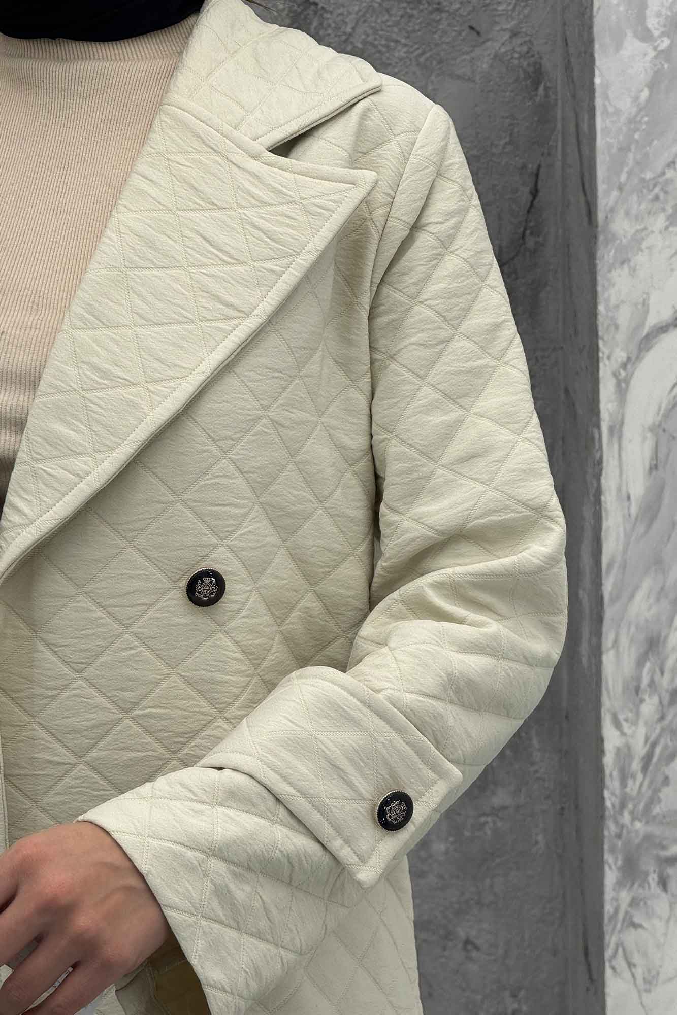 کت یقه انگلیسی فریال چهار دکمه امیلیا