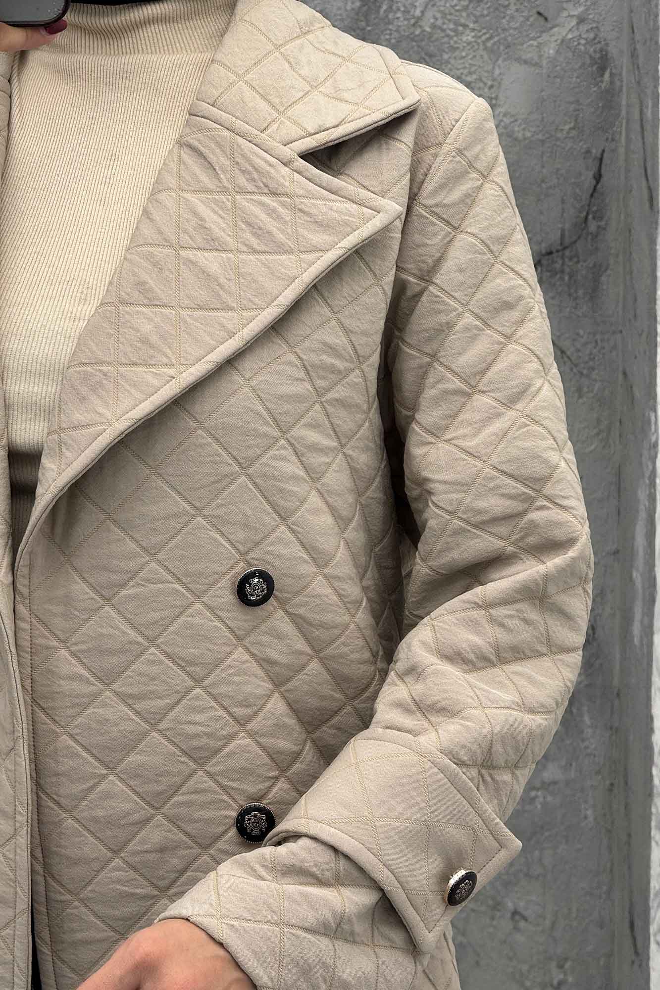 کت یقه انگلیسی فریال چهار دکمه امیلیا