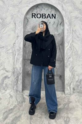 کت یقه انگلیسی فریال چهار دکمه امیلیا