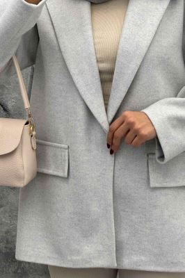 کت فوتر یقه انگلیسی جیب نما FEREDI