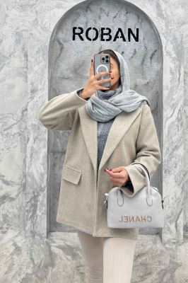 کت فوتر یقه انگلیسی جیب نما FEREDI