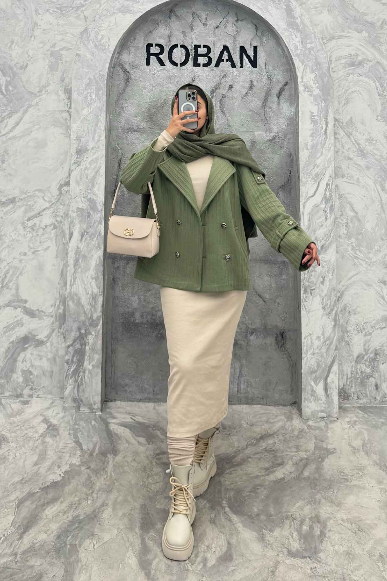 کت دو جیب فیتیله چهار دکمه DIAMANTE طرح راه راه