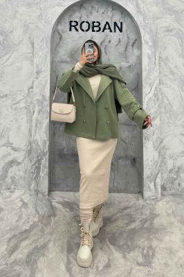 کت دو جیب فیتیله چهار دکمه DIAMANTE طرح راه راه