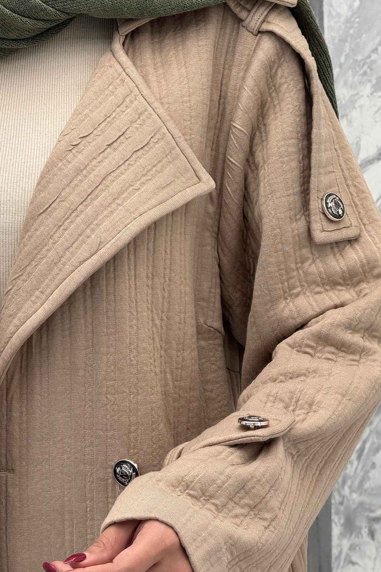 کت دو جیب فیتیله چهار دکمه DIAMANTE طرح راه راه